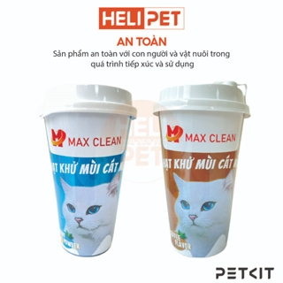 Hạt khử mùi cát vệ sinh cho mèo Max Clean - Loại bỏ vi khuẩn