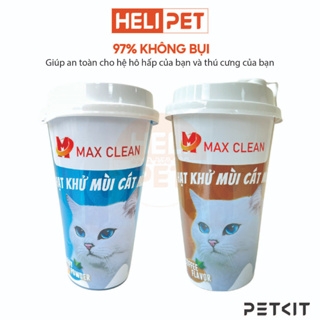 Hạt khử mùi cát vệ sinh cho mèo Max Clean - Loại bỏ vi khuẩn
