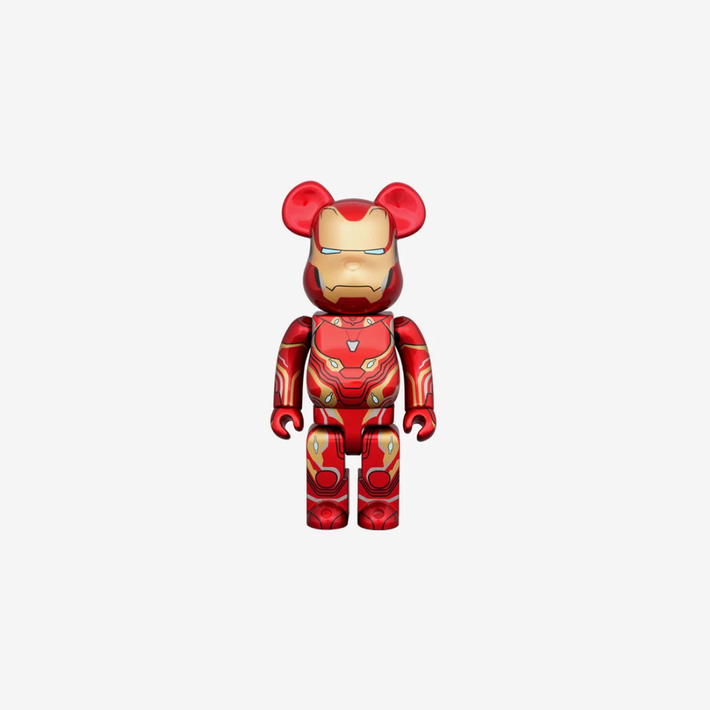 Bearbrick Marvel Iron Man Mark 50 100% & 400% Set JUNJUN