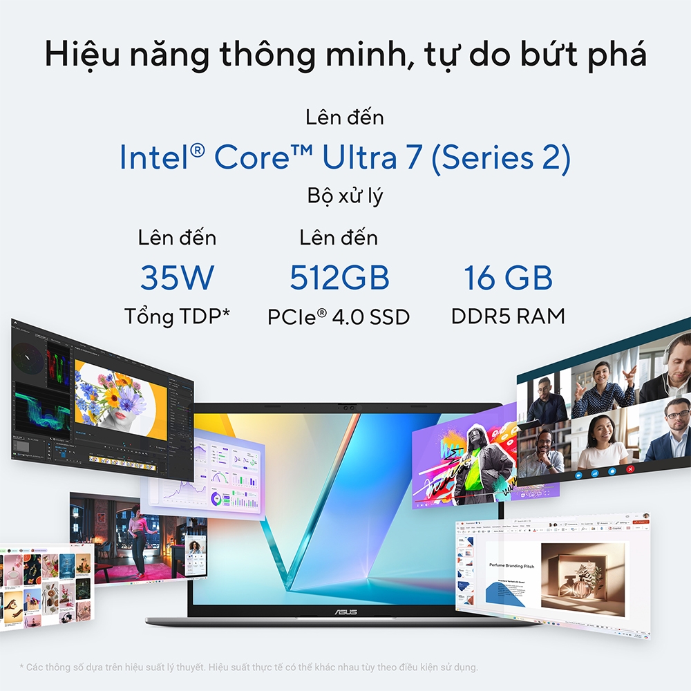 Laptop ASUS Vivobook S14 S3407VA-LY046W (Intel Core i5-13420H | 16GB | 512GB | Intel UHD | 14 inch WUXGA IPS 60Hz | Win 11 | Bạc)