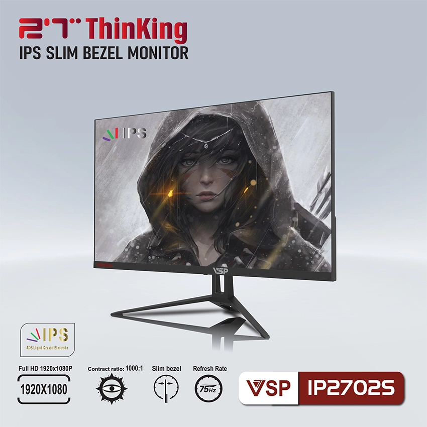 Màn hình VSP IP2702S 27 inch Full HD IPS 100Hz 5ms