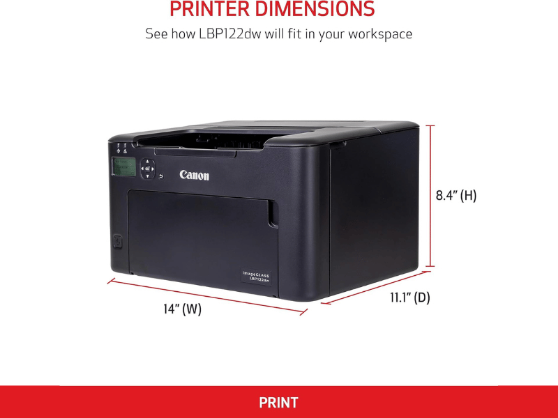 Máy in Canon Laser LBP122DW chính hãng | In 2 mặt, WiFi