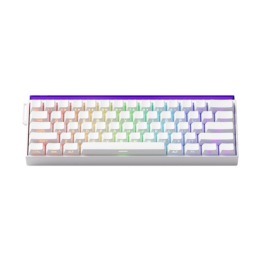 Bàn phím cơ Veekos Shine60 SP White Multi Mode
