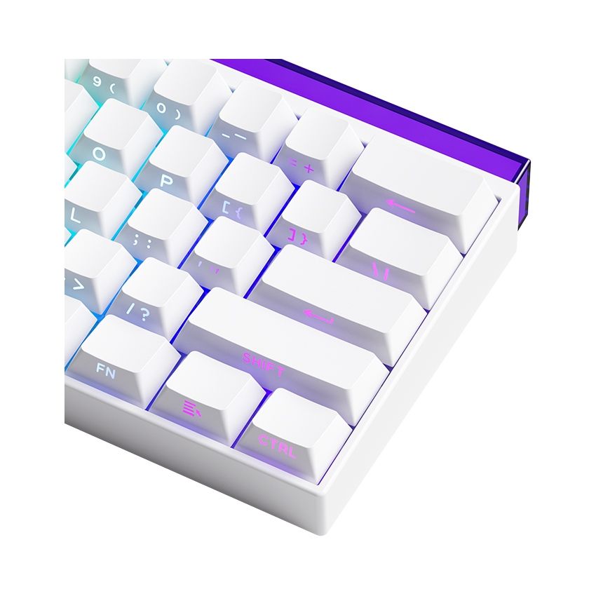 Bàn phím cơ Veekos Shine60 SP White Multi Mode