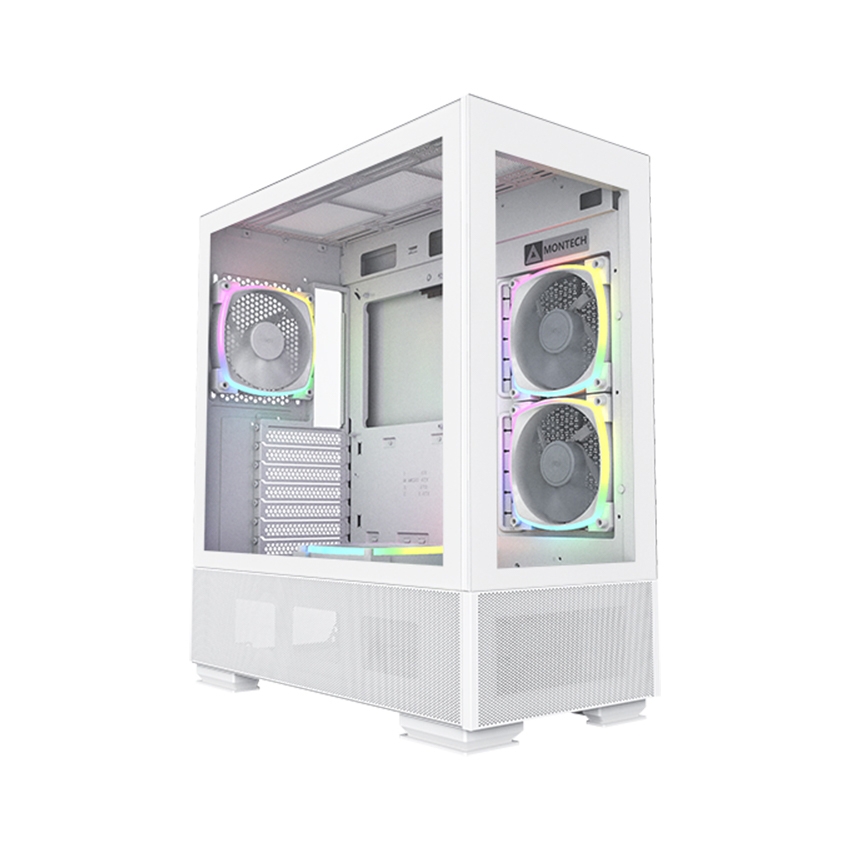 Case MIK Aether Gaming - Trắng | Không kèm fan