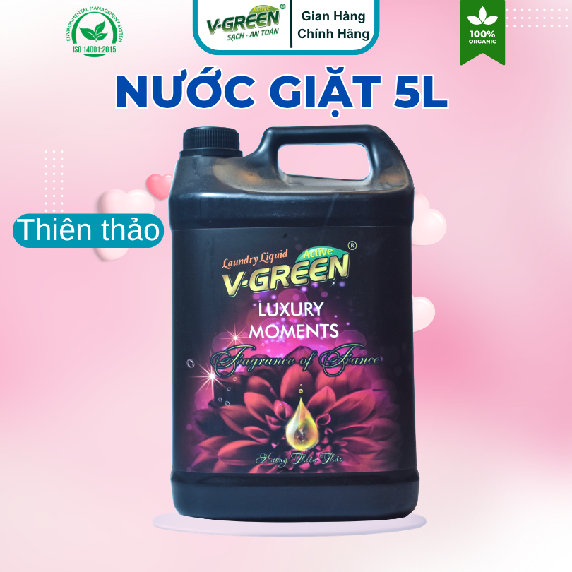 Nước Giặt 5 Lít(Spring garden, Thiên Thảo, Mystery Perfume, Sweet Lovely)