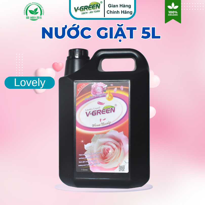 Nước Giặt 5 Lít(Spring garden, Thiên Thảo, Mystery Perfume, Sweet Lovely)