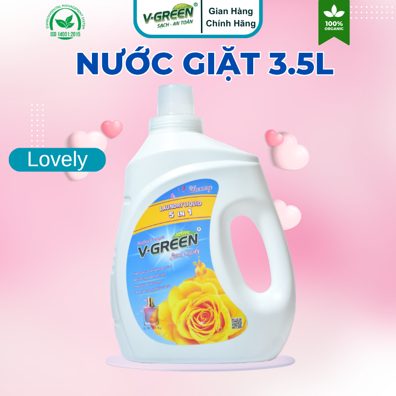 Nước Giặt 3,5 Lít  (Spring Garden, Sweet Lovely)