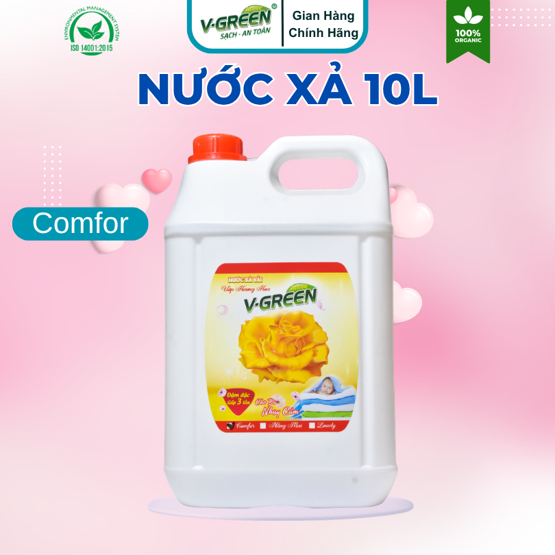 Nước xả 10L Siêu Thơm, Lovely, Garden