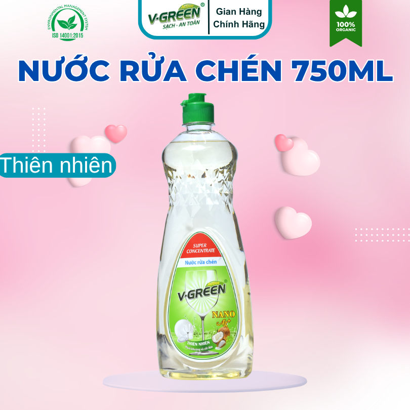 Nước rửa chén hương Quế, Gừng Chanh, Sả Chanh 750ml