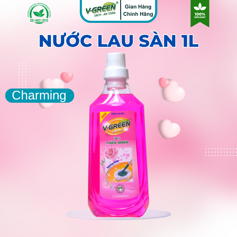Nước Lau Sàn 1 Lít( Quế, Charming, Thiên thảo)