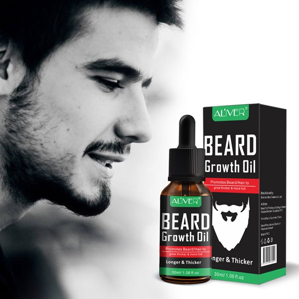 Tinh Dầu Tăng Trưởng Râu Hữu Cơ Tự Nhiên Cho Nam Giới Aliver Beard Growth Oil 30Ml