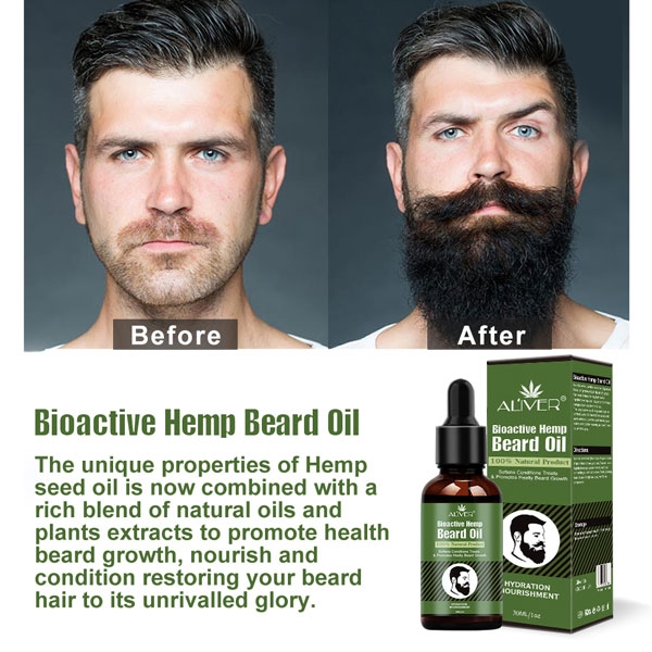 Tinh dầu dưỡng râu siêu mượt Aliver Bioactive Hemp Beard Oil