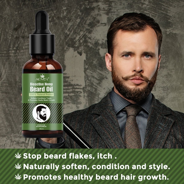 Tinh dầu dưỡng râu siêu mượt Aliver Bioactive Hemp Beard Oil