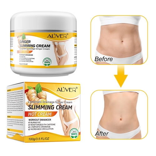 Kem gừng giảm béo đốt cháy mỡ Aliver Ginger Slimming 100g