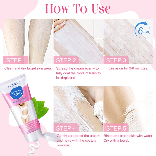 Kem tẩy lông vùng kín dành cho nữ Aliver Intimate Hair Removal Cream