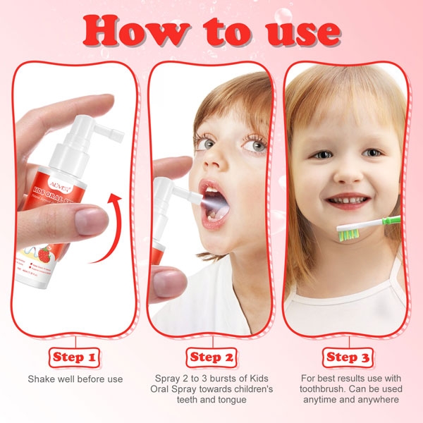 Chai xịt nha khoa làm sạch khoang miệng cho trẻ Aliver Kids Oral Spray