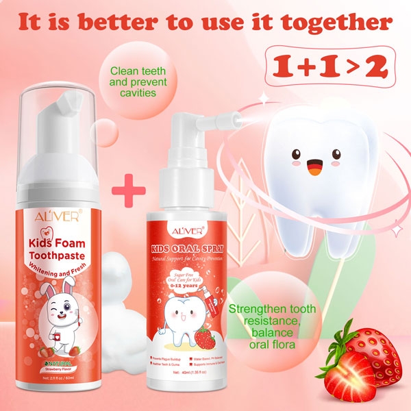 Chai xịt nha khoa làm sạch khoang miệng cho trẻ Aliver Kids Oral Spray