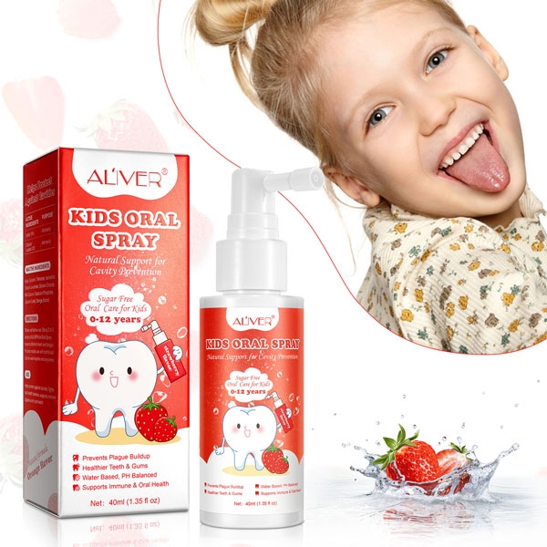 Chai xịt nha khoa làm sạch khoang miệng cho trẻ Aliver Kids Oral Spray