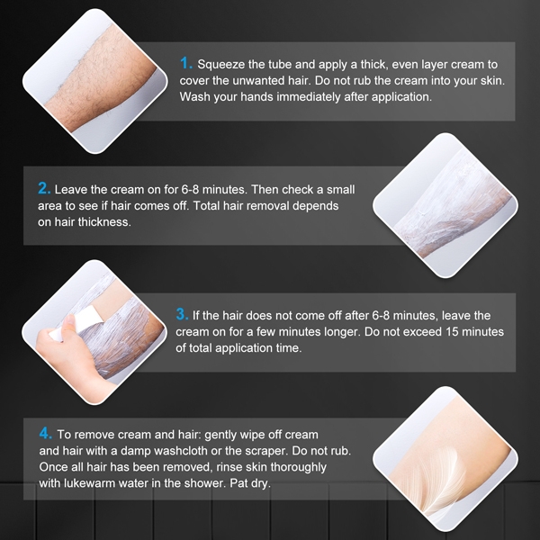 Kem tẩy lông cánh tay, nách, chân, ngực, vùng kín không đau cho nam Aliver Men's Intimate Hair Removal Cream