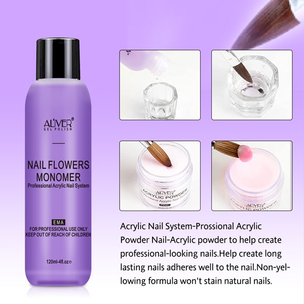 Kem dưỡng móng tay Aliver Nail Flowers Monomer