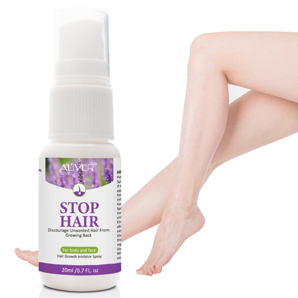 Xịt tẩy lông tự nhiên và ức chế mọc lại Aliver Stop Hair Growth Inhibitor Spray