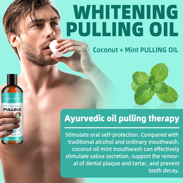 Nước súc miệng siêu sạch Aliver Whitening Pulling Oil