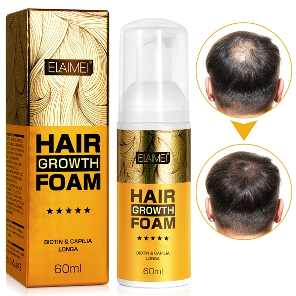 Bọt giúp mọc tóc với Biotin hỗ trợ mọc lại tóc để tóc dày Elaimei Hair Growth Foam