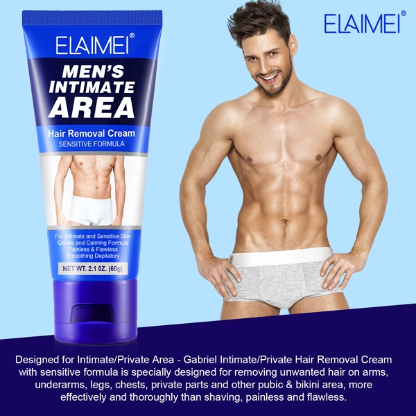 Kem tẩy lông thô trên cơ thể nam giới Elaimei Hair Removal Cream For Men's Intimate Area