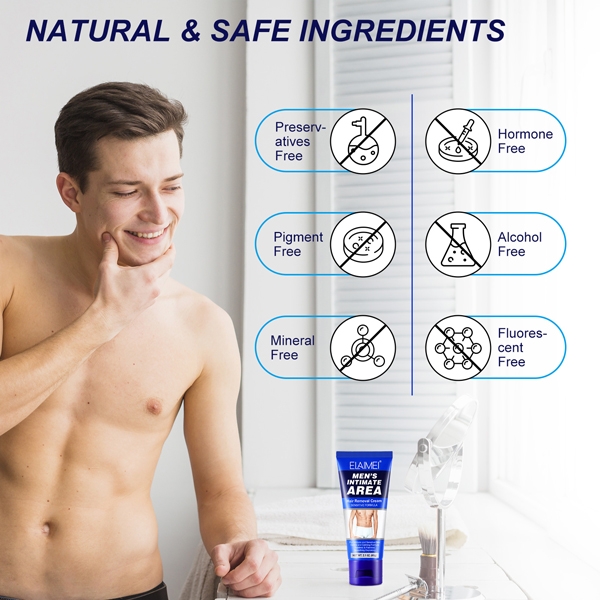 Kem tẩy lông thô trên cơ thể nam giới Elaimei Hair Removal Cream For Men's Intimate Area