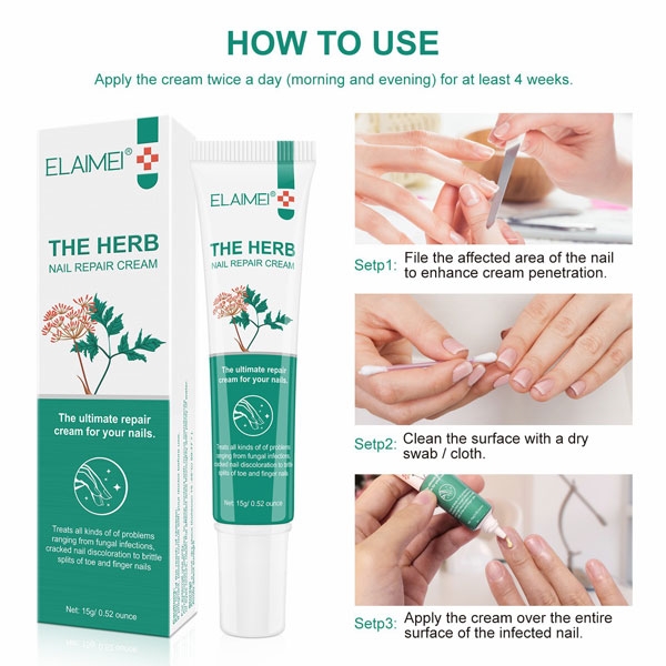 Kem Phục Hồi Và Nuôi Dưỡng Móng  Elaimei The Herb Nail Repair Cream 15g