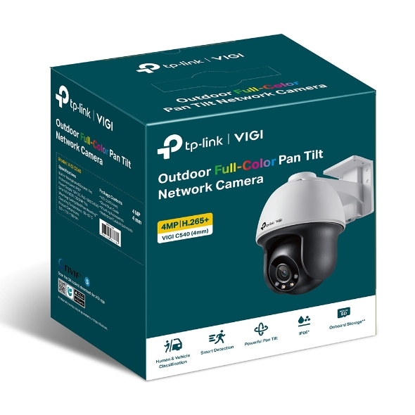 Camera IP TP-Link Ngoài Trời Quay Quét Đủ Màu 4MP VIGI C540 (4mm)