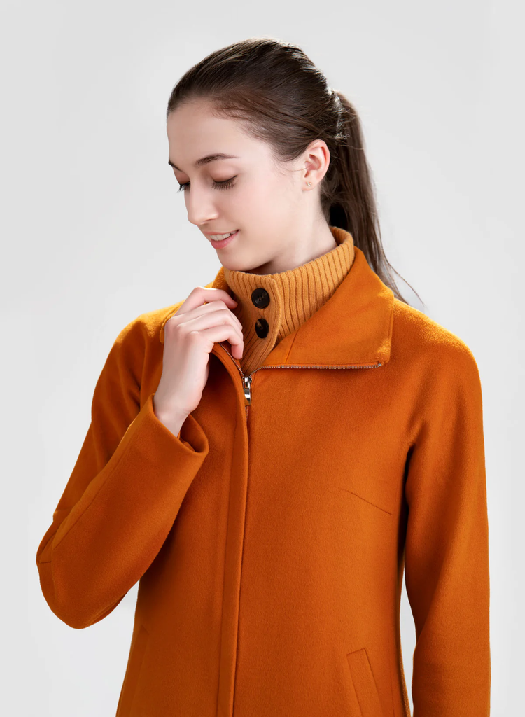 Áo Khoác Nữ Cashmere Phong Thái Thuần Khiến | Golden