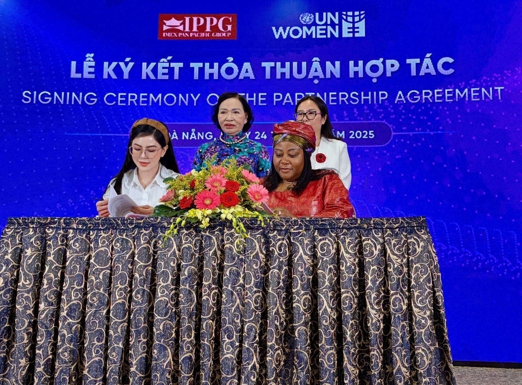CEO IPPG Lê Hồng Thủy Tiên ký kết hợp tác chiến lược với UN Women