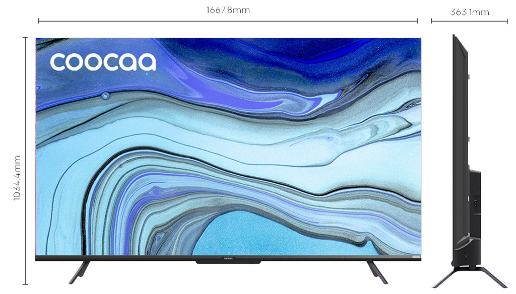 Smart Google Tivi Coocaa 4K 75 Inch Model 75C9