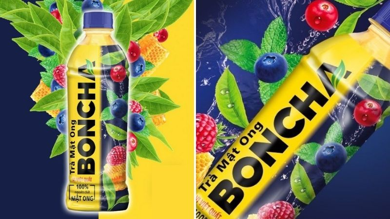 BONCHA VIỆT QUẤT 450ML (24 CHAI/THÙNG) | NPP XUÂN ĐÀO