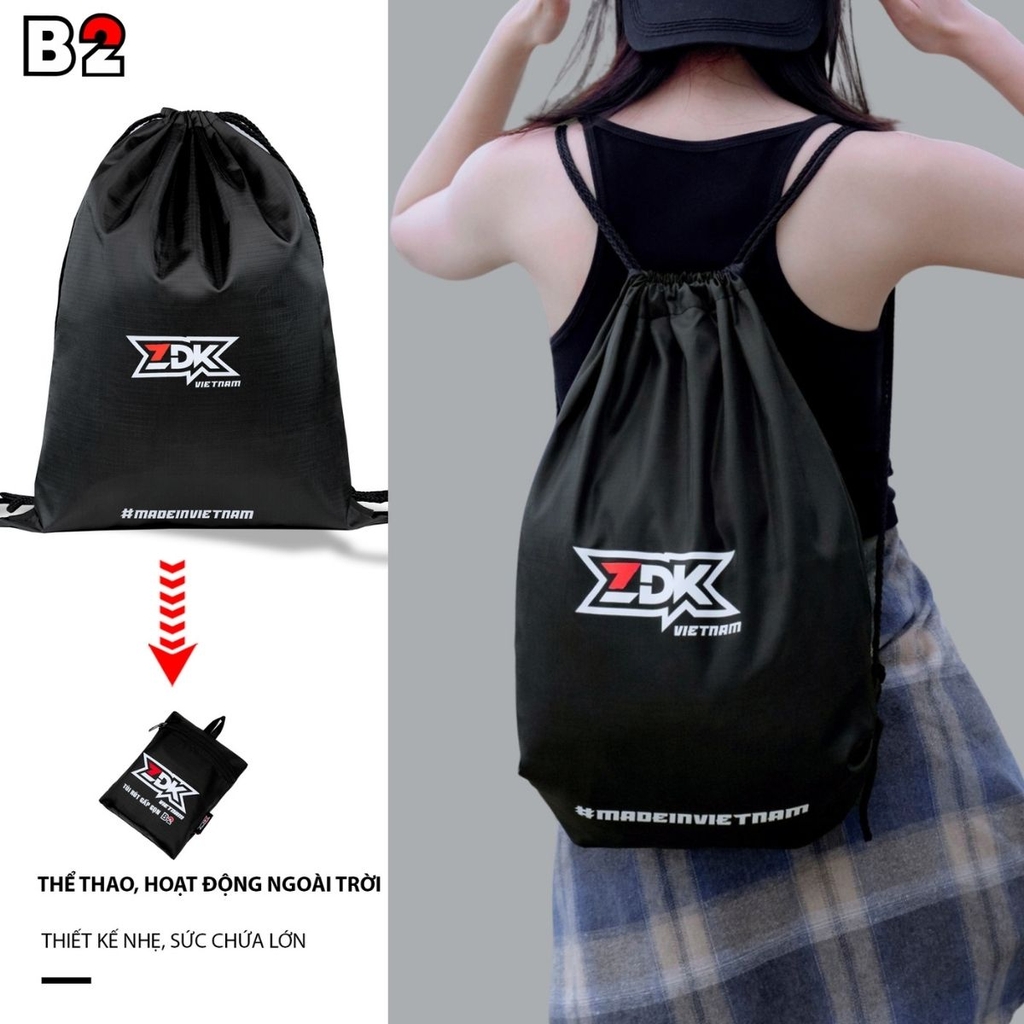 Túi ZDK B2 tiện lợi mang theo trong mọi chuyến du lịch: xếp gọn khi di chuyển và mở ra dùng để đựng đồ mua sắm hoặc vật dụng cá nhân khi cần.