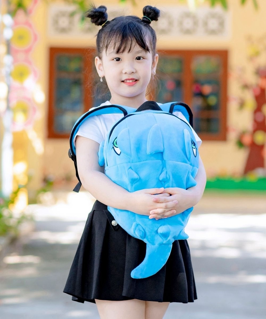 Balo UNISWAP khủng long màu xanh dương