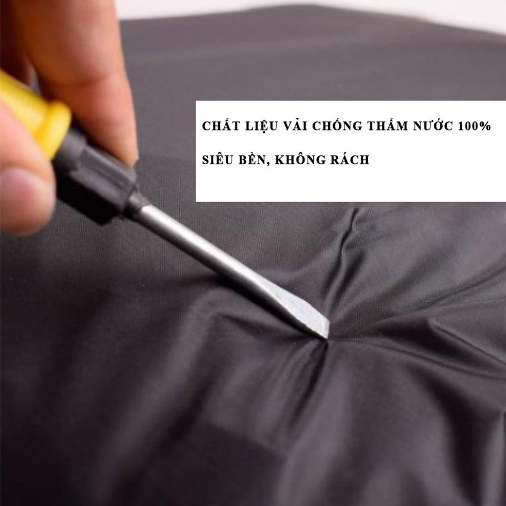 Chất liệu vải dù chống thấm tuyệt đối, siêu bền