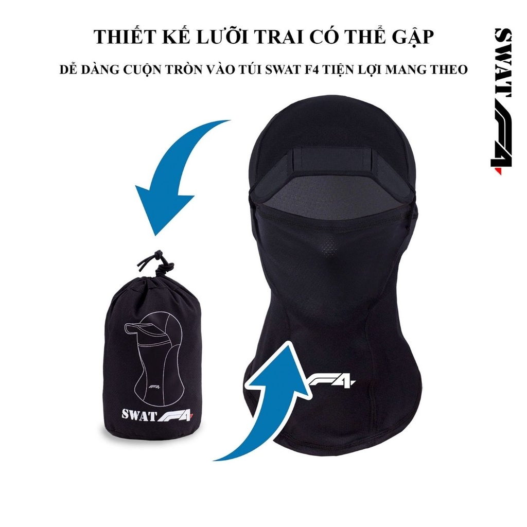 Khăn Trùm Đầu SWAT F4 Tặng Kèm Túi Đựng