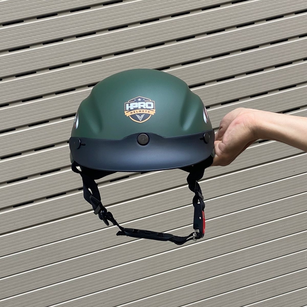 Logo HP Helmet sơn trước mũ