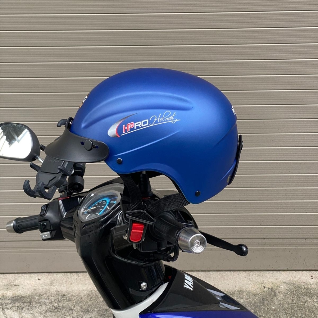 Hp01 xanh navy chụp thực tế góc xoay trái