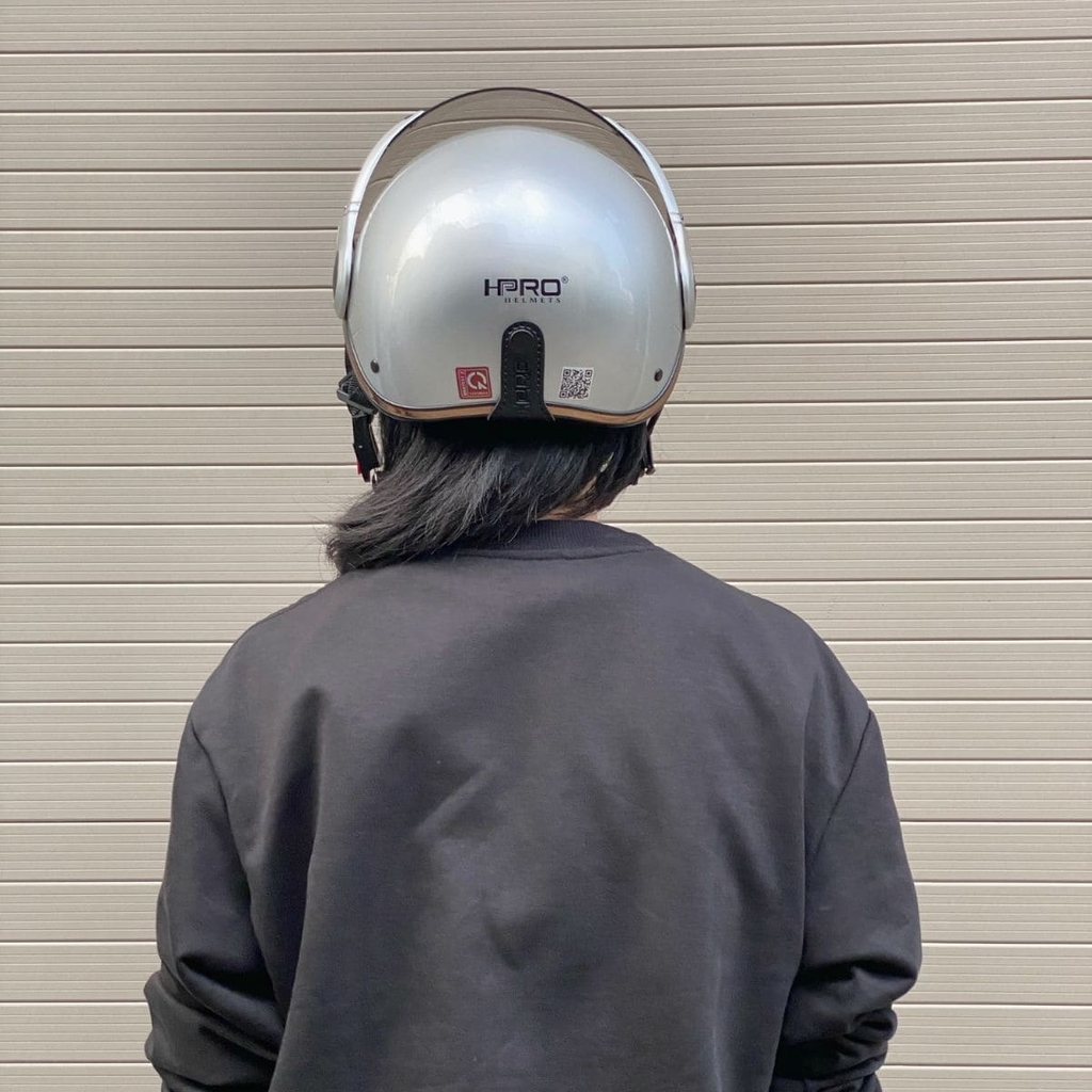 Tem CR và tem Quatest 2 khẳng định chất lượng mũ HP03K bạc bóng