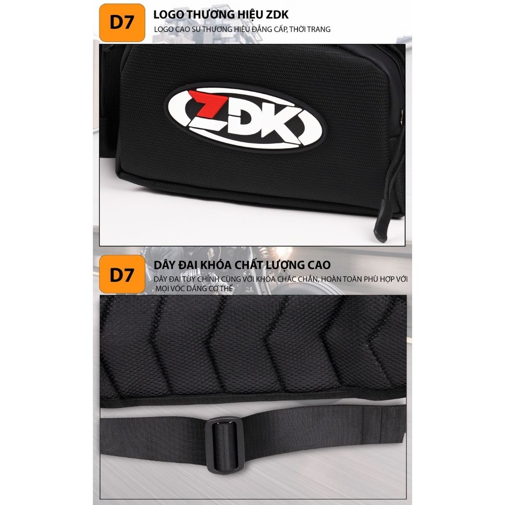 Logo cao su ZDK D7 sang trọng, bền màu