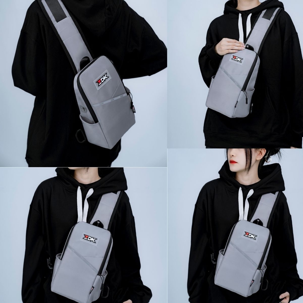 Phối đồ dễ với ZDK D5 màu xám unisex