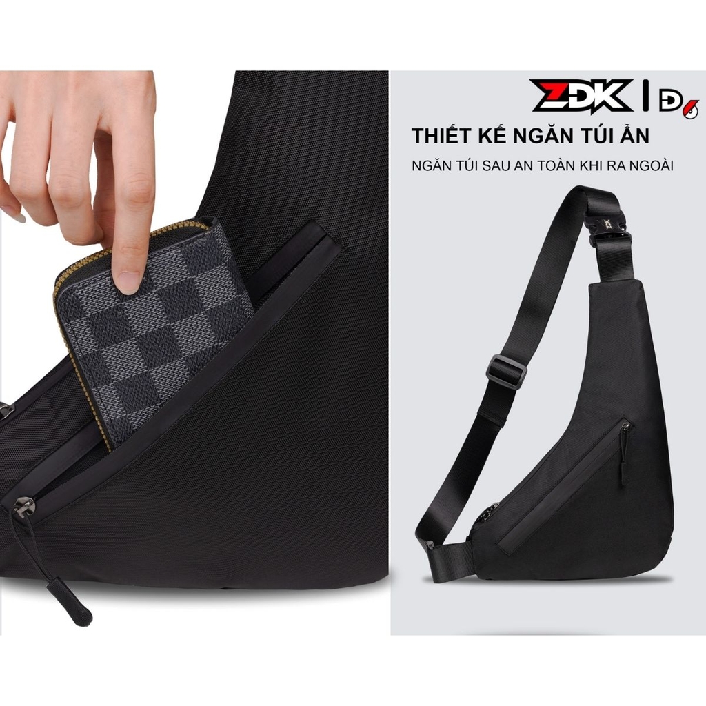 Ngăn túi ẩn nagy sau túi 