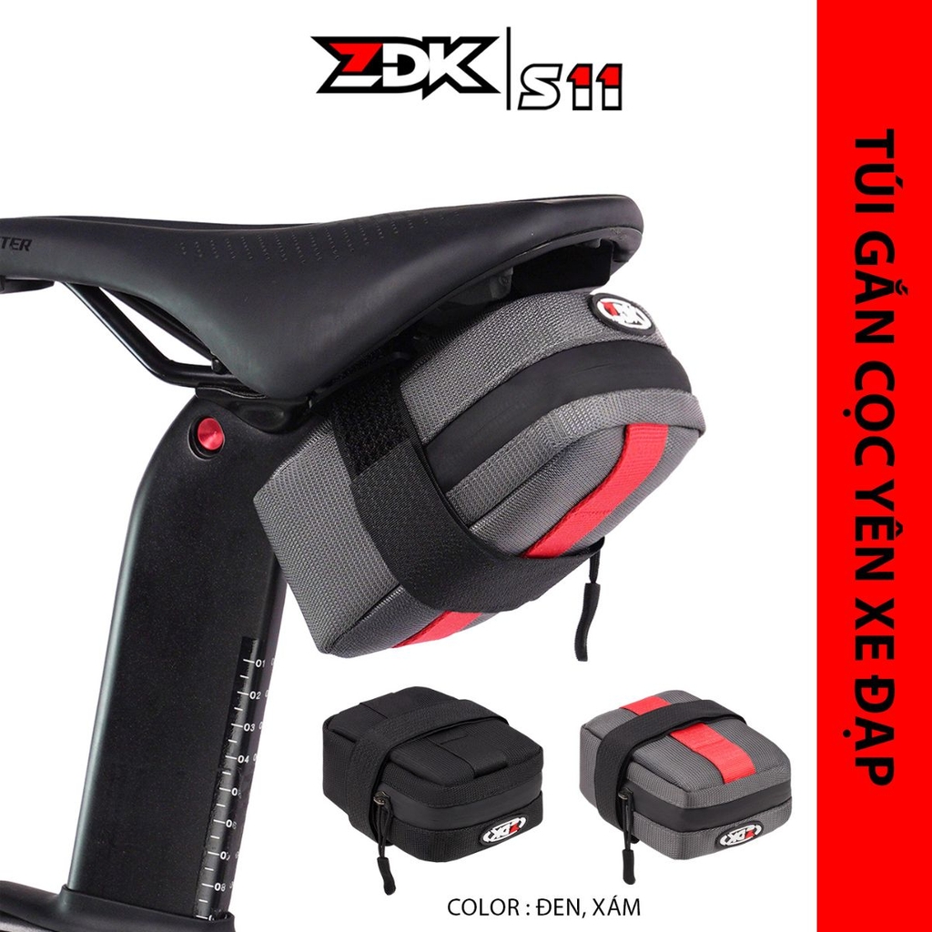 Túi ZDK S11 nhỏ gọn, gắn dưới yên xe, tiện lợi khi di chuyển