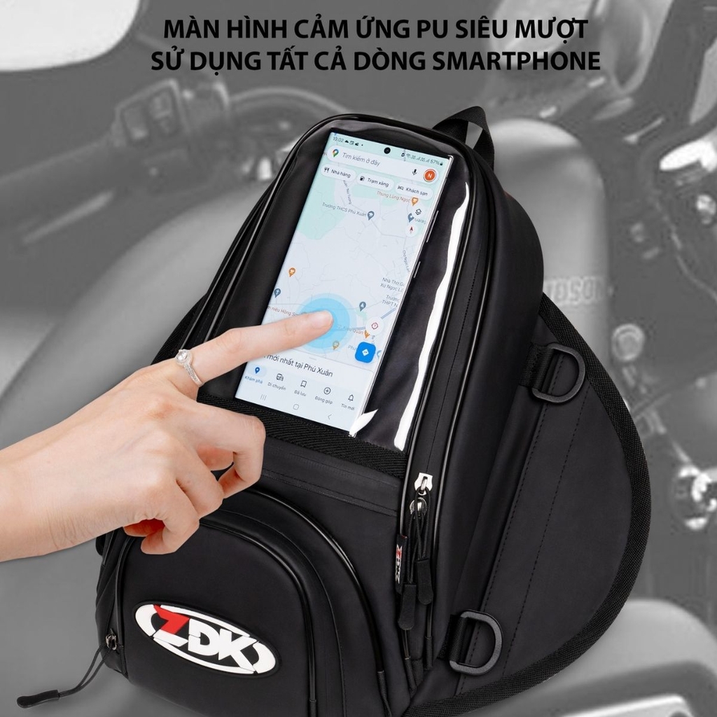 Màn hình cảm ứng PU mượt, xem bản đồ dễ dàng