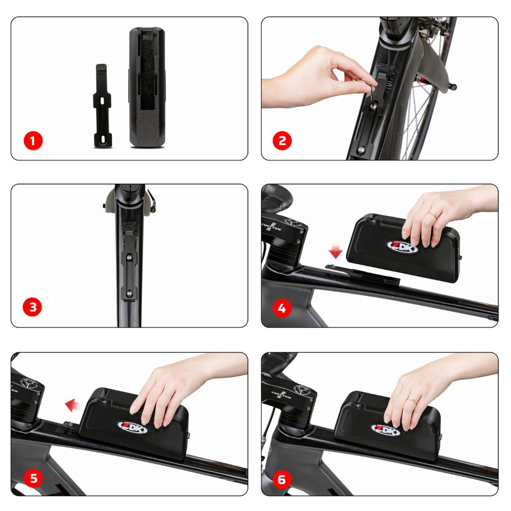 ZDK S13 Tháo lắp nhanh trong 6 bước, gắn được nhiều vị trí khác nhau