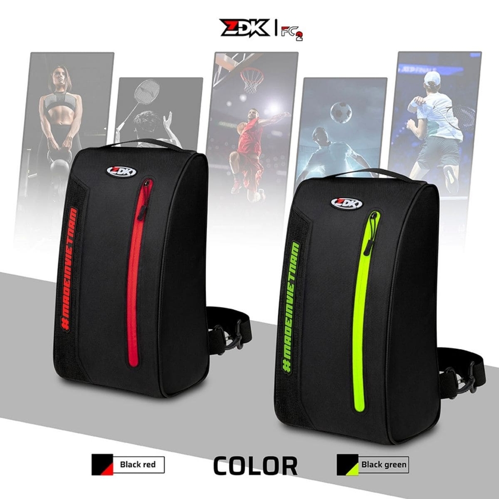 Túi thể thao ZDK FC2 màu đen đỏ – thiết kế năng động, trẻ trung
